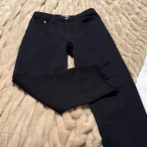 Re/Done ankle straight leg denim